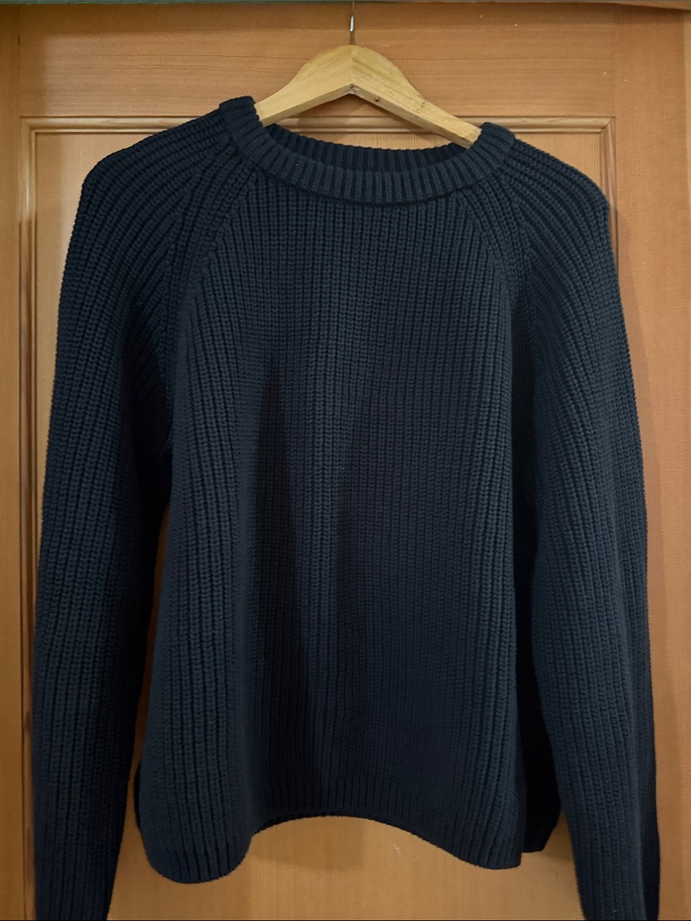 Quince • 100% Organic Cotton Black Sweater
